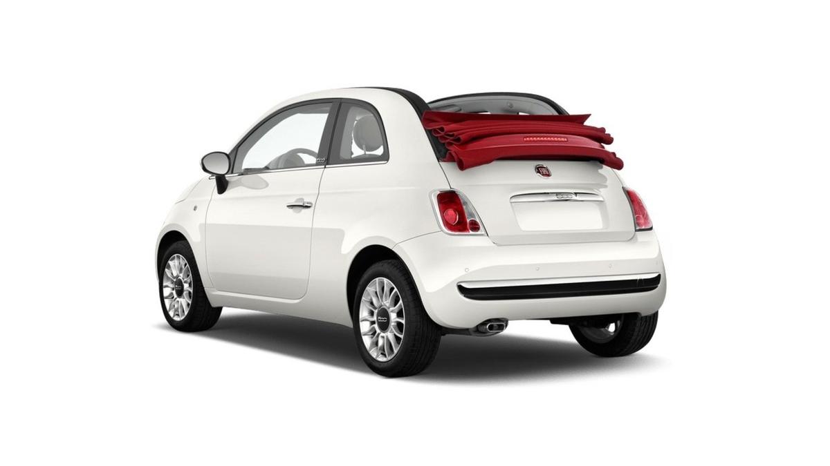 Fiat 500 Cabrio available to rent in Rhodes
